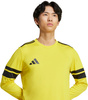 Koszulka męska adidas Squadra 25 Long Sleeve Jersey LM żółta JF6077