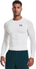 Koszulka męska Under Armour HG Armour Comp LS biała 1361524 100