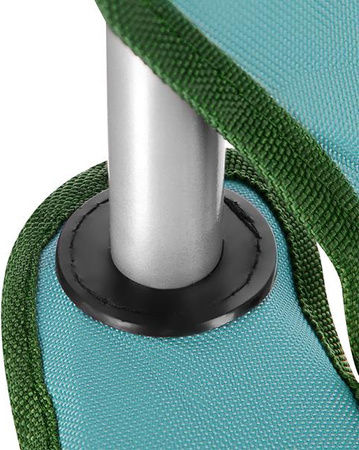 Krzesło fotel turystyczne składane Nils Camp NC3079 zielone 92x15cm