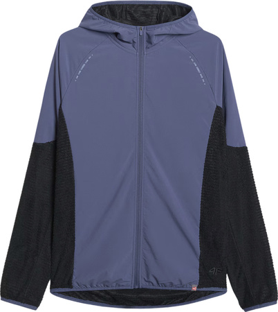 Bluza męska 4F M582 niebiesko-czarna 4FWAW25TFSWM582 32S