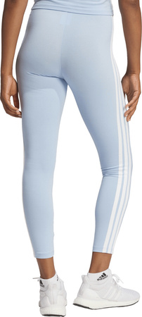 Legginsy damskie adidas Essentials 3-Stripes Cotton błękitne JE0070
