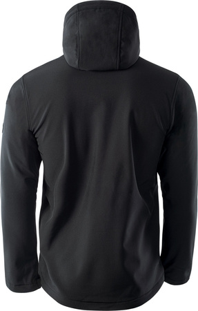 Męski Softshell Iver black/spicy orange/asphalt rozmiar xxxl