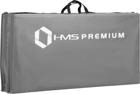 Materac gimnastyczny składany HMS Premium MGS01 2400x1200 mm szary