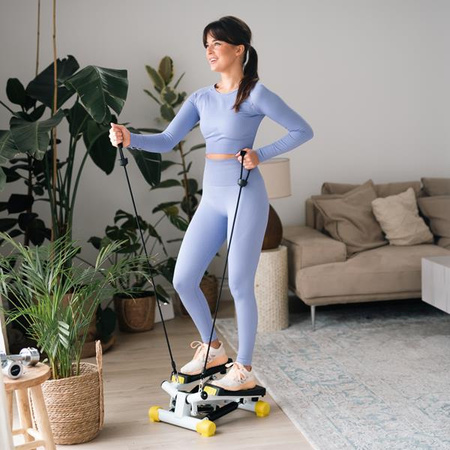 Stepper skośny z linkami HMS S3033 żółty