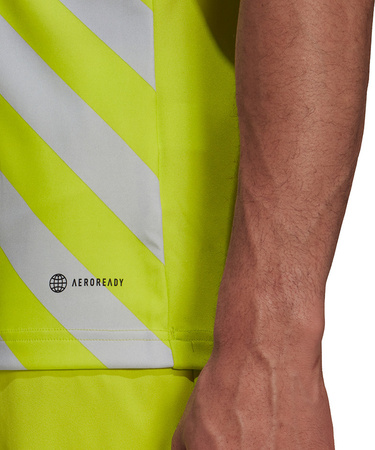 Koszulka męska adidas Entrada 22 Graphic Jersey żółto-szara HF0118