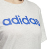 Koszulka damska adidas Essentials Linear Loose Tee szara GD2912