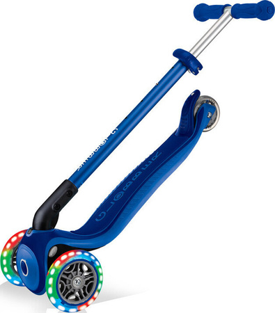 Hulajnoga balansowa 3-kołowa Globber Primo Foldable Plus Lights Navy Blue 439-100