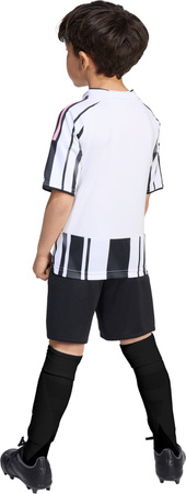 Zestaw dzięciecy komplet sportowy koszulka spodenki adidas Juventus 25/26 Home biało-czarny JN5220