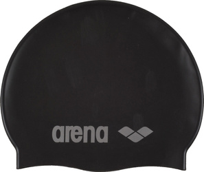 Dziecięcy Czepek Silikonowy Classic Silicone Jr  black,silver rozmiar 140