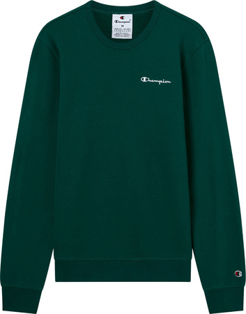 Bluza męska Champion Crewneck Sweatshirt zielona 221792 GS584