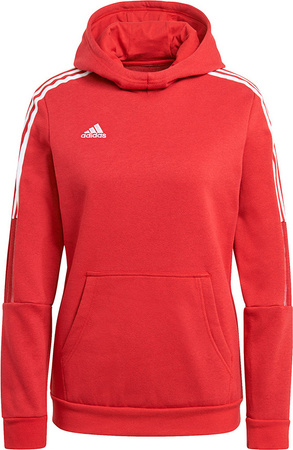 Bluza damska adidas Tiro 21 Sweat Hoody czerwona GM7327