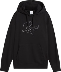 Bluza damska Puma Ess Script Comfort Hoodie czarna 684983 01