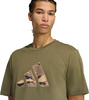 Koszulka męska adidas Camo Logo Graphic khaki KA7131