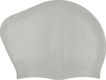 Czepek pływacki Crowell na długie włosy Etna srebrny kol.5