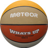Piłka do koszykówki koszykowa Meteor What's Up pomarańczowo-beżowa 16799