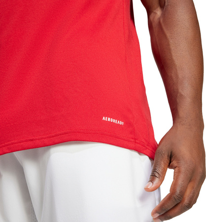 Koszulka męska adidas Squadra 25 Polo czerwona JY3418