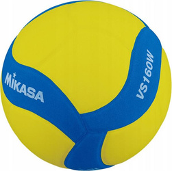 Piłka siatkowa Mikasa VS160W żółto-niebieska