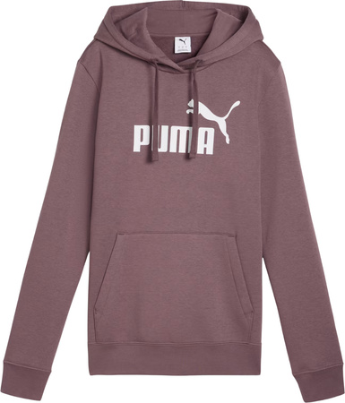 Bluza damska z kapturem kangurka Puma ESS No.1 Logo Hoodie FL wrzosowa 682389 88