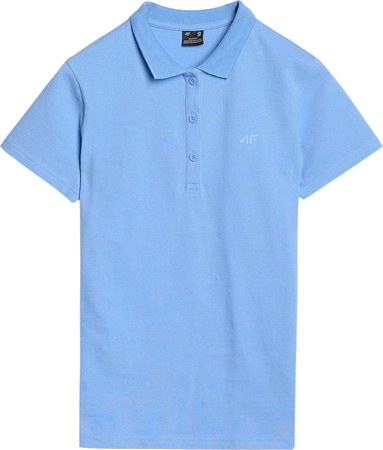 Koszulka damska polo 4F F365 błękitna 4FWMM00TPTSF365 32S