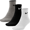 Skarpety Nike Everyday Cushioned Ankle 3 pary białe, czarne, szare SX7667 964