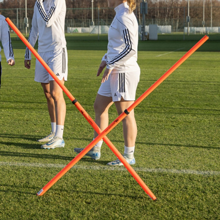 Tyczka treningowa Yakima Sport metalowa końcówka pomarańczowa 100684