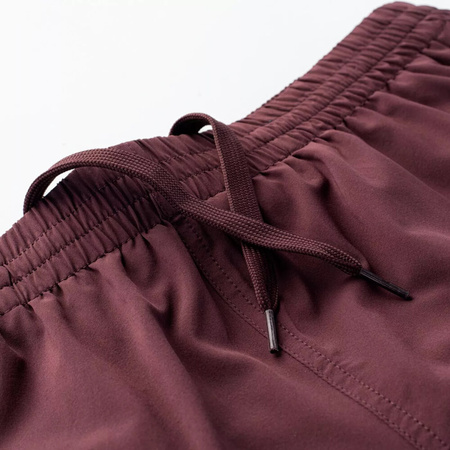 Męskie spodenki krótkie treningowe siłownia bieganie IQ Olpu bordowe rozmiar S