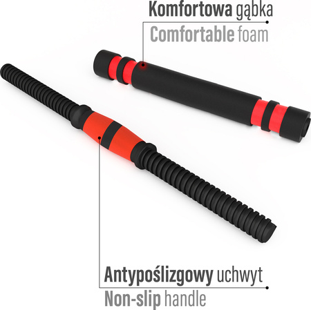 Zestaw ciężarów hantla gryf 20kg HMS sgn120 pro set 6w1
