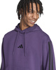 Bluza męska adidas Essentials 3-Stripes Fleece fioletowa JX0740