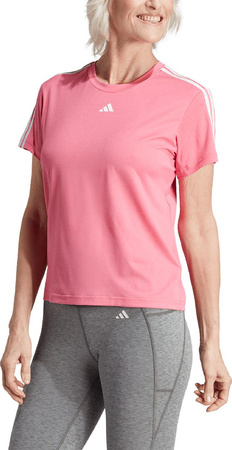 Koszulka damska adidas Aeroready Train Essentials 3-Stripes Tee różowa HZ5688