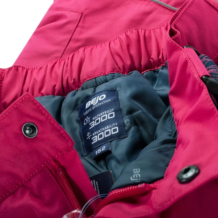 Dziecięce spodnie narciarskie softshellowe Bejo Halvar Jrg membrana 3000mm rozmiar 140