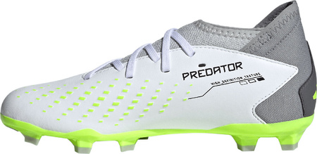 Buty piłkarskie dziecięce adidas Predator Accuracy.3 FG biało-szare IE9504