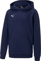 Bluza dla dzieci Puma teamGOAL 23 Casuals Hoody Jr granatowa 656711 06