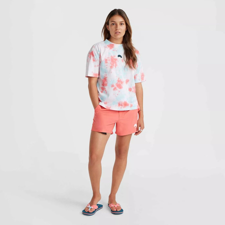 Damska koszulka z krótkim rękawem O'neill WOW T-SHIRT pink ice cube tie dye rozmiar M