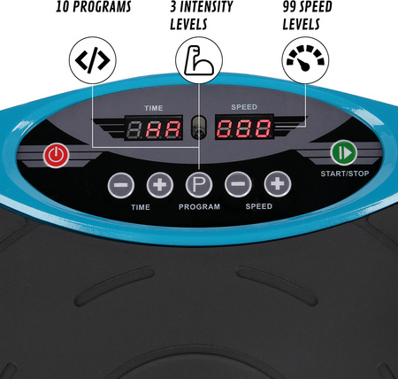 Platforma wibracyjna z nakładką Loop SVP01 Azure