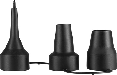 Pompka elektryczna turystyczna do materaca + przejściówki 230-12V Nils Camp NC17115 czarna