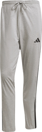 Spodnie męskie adidas Essentials 3-Stripes Single Jersey szare JE6428