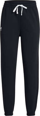 Spodnie damskie Under Armour Rival Terry Jogger czarne 1382735 002