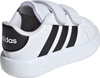 Buty dla dzieci adidas Grand Court 2.0 biało-czarne ID5271