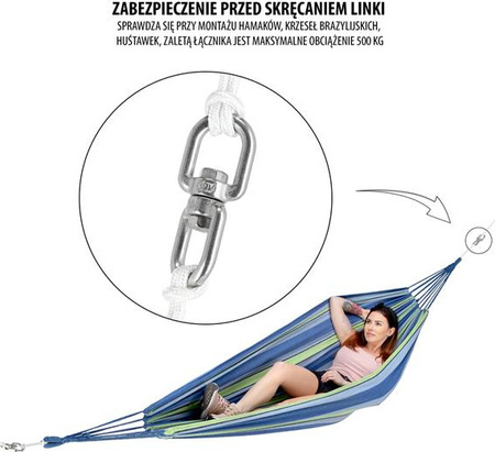 Łącznik uchwyt obrotowy do huśtawki Nils Camp NB5041