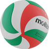 Piłka siatkowa Molten V5M4000-X/DE biało-czerwono-zielona