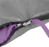 Śpiwór turystyczny ciepły mumia kołdra Nils Camp NC2008 szaro-fioletowy 75x215cm