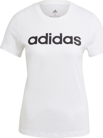 Koszulka damska adidas Essentials Linear biała GL0768