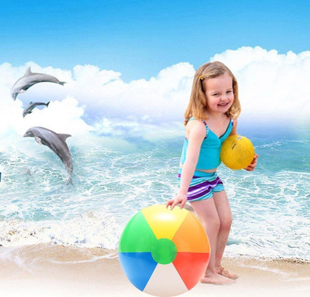 Piłka plażowa dmuchana 40cm 66001