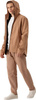 Kurtka przejściowa softshell z kapturem męska Outhorn membrana 5000 jasny brąz HOZ21 SFM600 82S