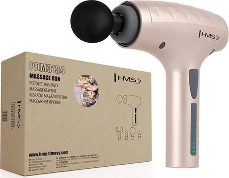 Pistolet do masażu całego ciała HMS PDM3134I złoty