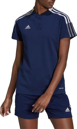 Koszulka damska adidas Tiro 21 Polo W granatowa GK9674