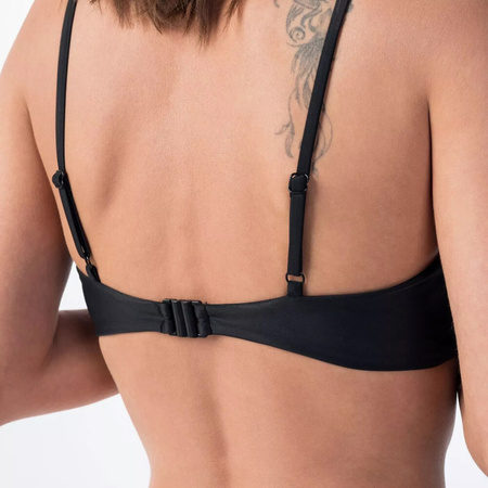 Damska góra stroju kąpielowego Aquawave Norte Top Wmns czarny rozmiar XL