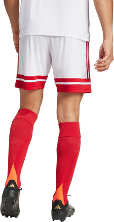 Spodenki męskie adidas Squadra 25 białe JH3404