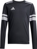 Koszulka dla dzieci adidas Squadra 25 Long Sleeve Jersey czarno-biała JJ0047