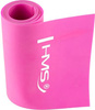 Taśma Guma do ćwiczeń pilates HMS TP01 różowa 0.7x120x1200 mm